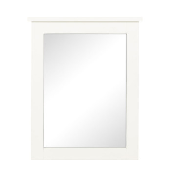 Miller Small Mirror, White
