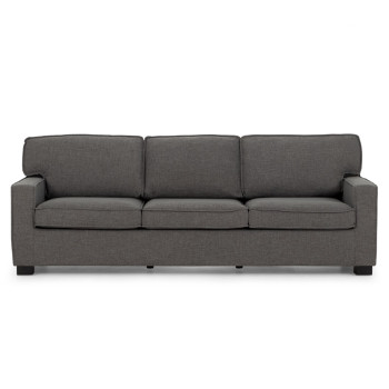 Haines 3 Seater Sofa, Dark Grey