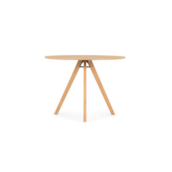 Carson Round Dining Table - W100, Oak