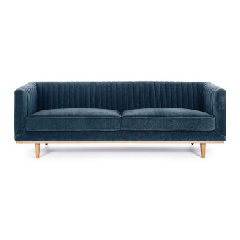 Madison 3 Seater Sofa, Blue Strata