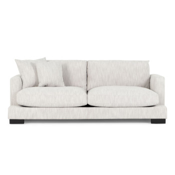 Oakley 3 Seater Sofa, Light Grey