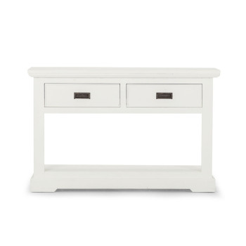 Melve Console Table, White