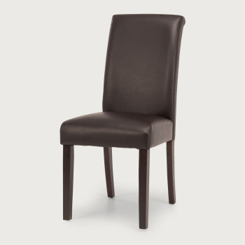 Norfolk Dining Chair, Brown/Dark Leg