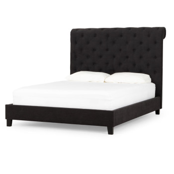 Tosca Queen Bed Frame, Charcoal