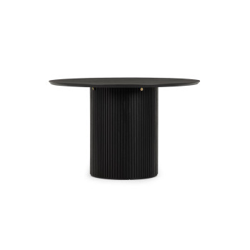 Oslo Round Dining Table - 120 cm, Dark