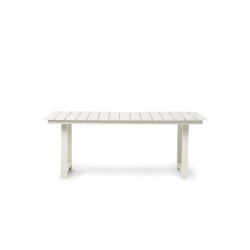 Venus Outdoor Low Dining Table - W159, White