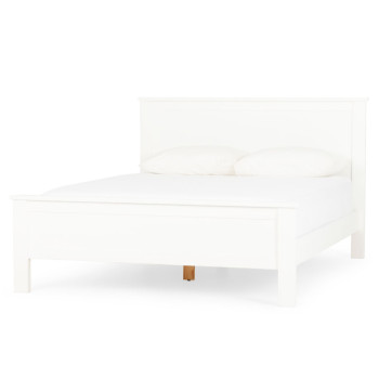 Miller Double Bed Frame, White