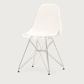 Eames Replica Dining Chair, Clear