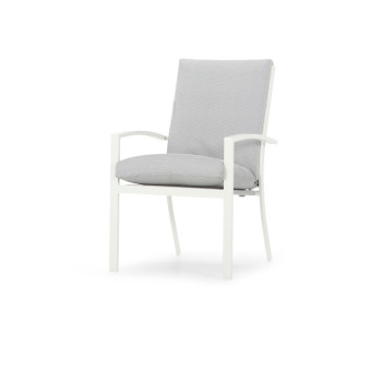 Inca I Outdoor Dining Chair, White