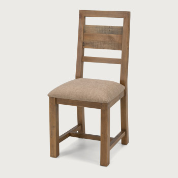 Forged Dining Chair With Cushioned Seat