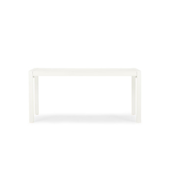 Antoni Outdoor Dining Table - W160, White
