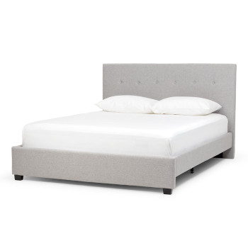 Dallas Double Bed Frame, Light Grey