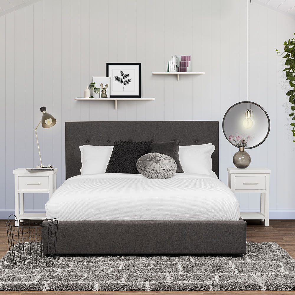 Dallas Queen Bed Frame, Jet