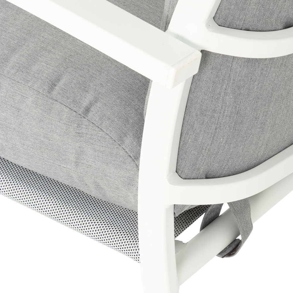 Inca II Outdoor Dining Chair, White