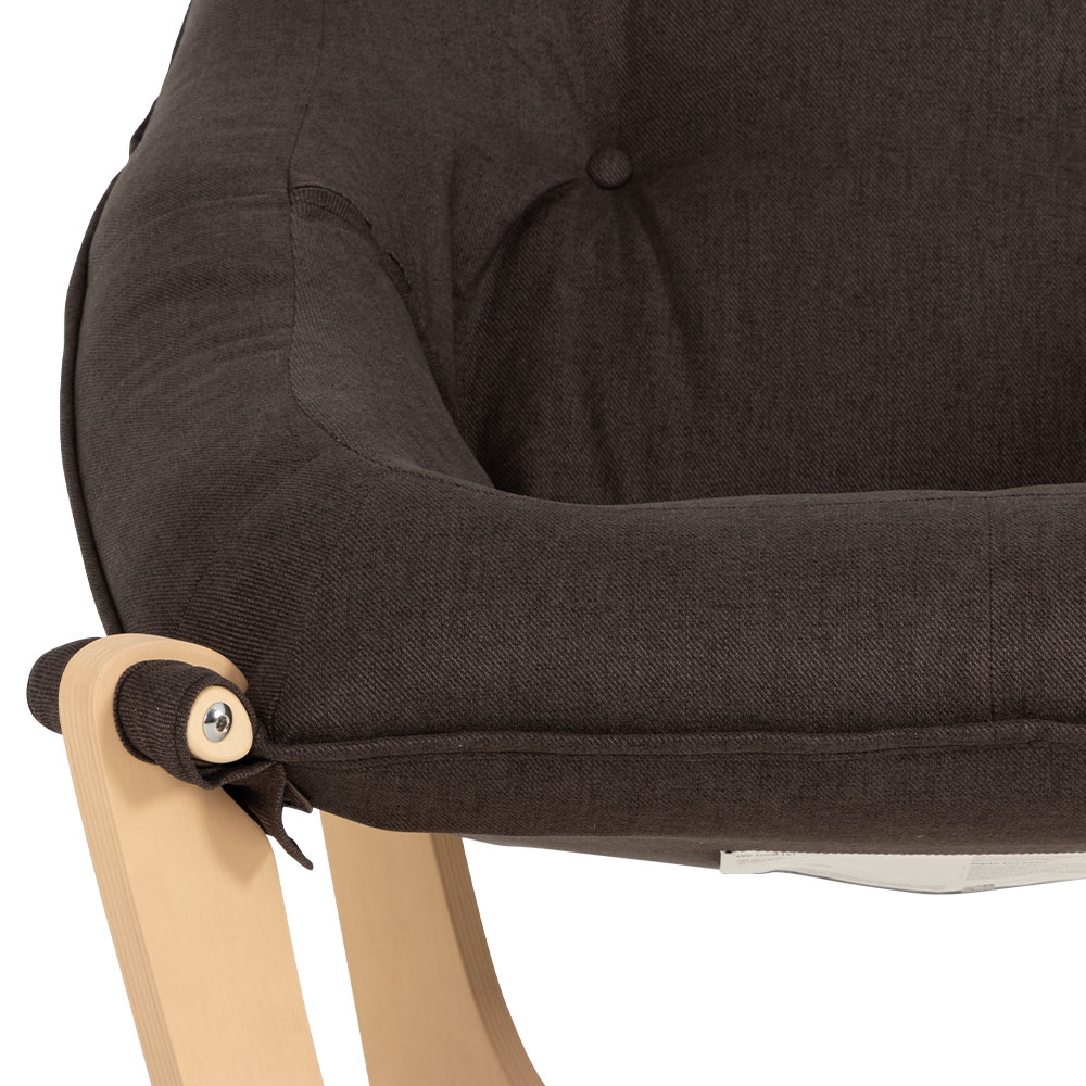 Luna Low Back Chair, Charcoal
