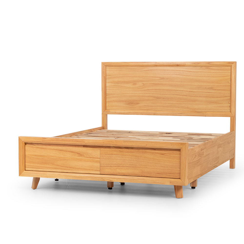 Larvik Queen Bed Frame With Storage