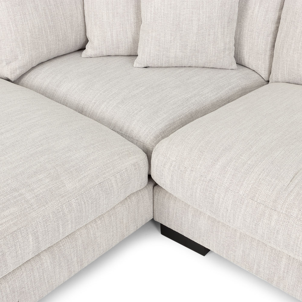 Oakley Chaise Sofa, Light Grey