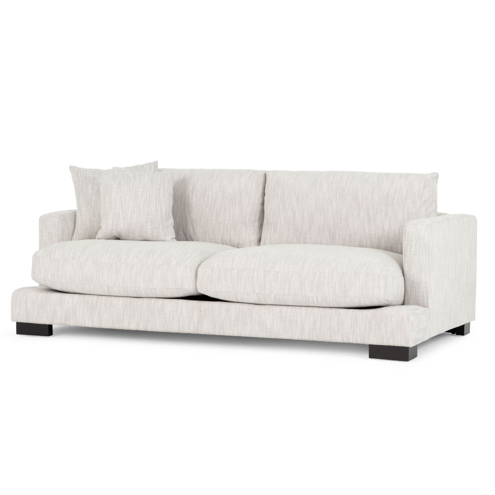 Oakley 3 Seater Sofa, Light Grey