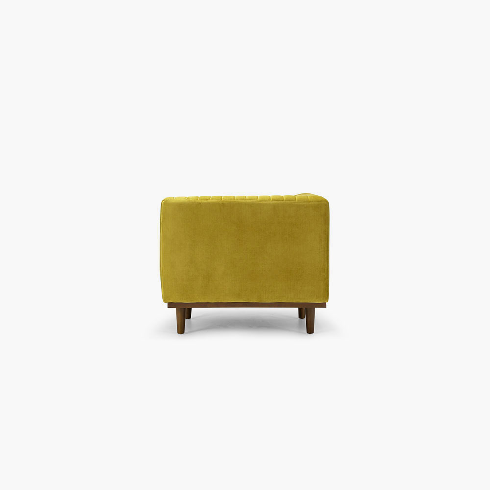 Madison Velvet Chair, Golden