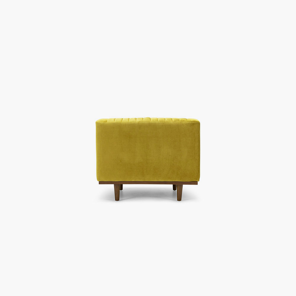 Madison Velvet Chair, Golden