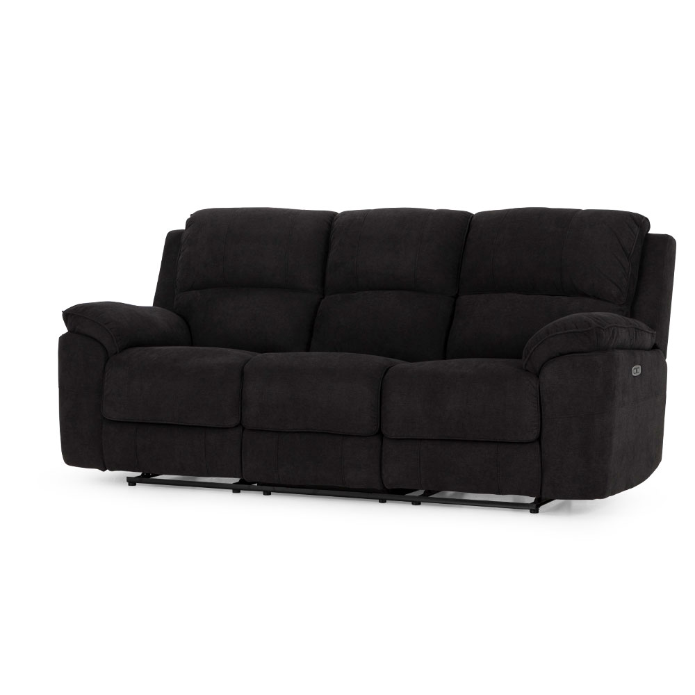 Reese 3 Seater Electric Recliner, Midnight