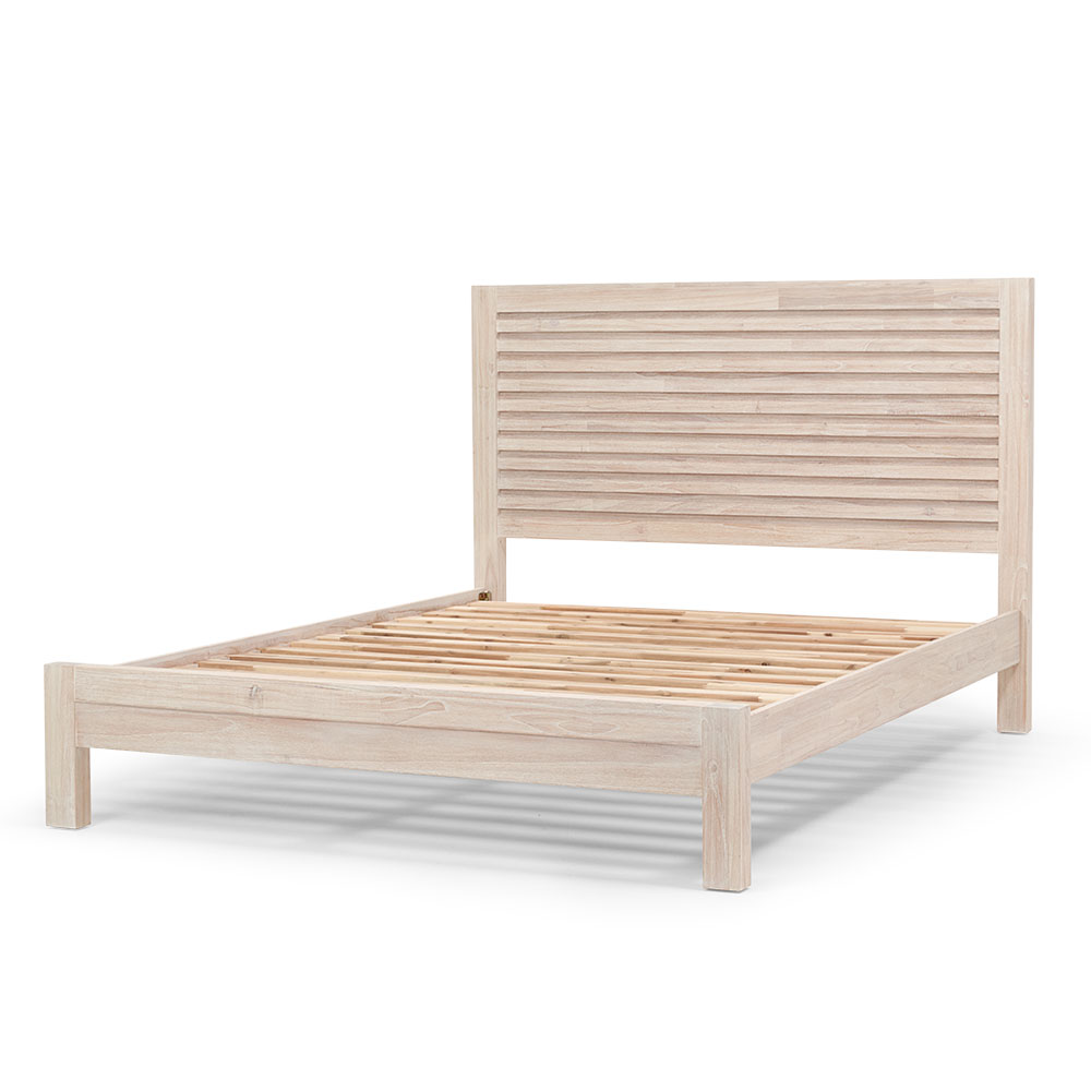 Haven Queen Bed Frame, White