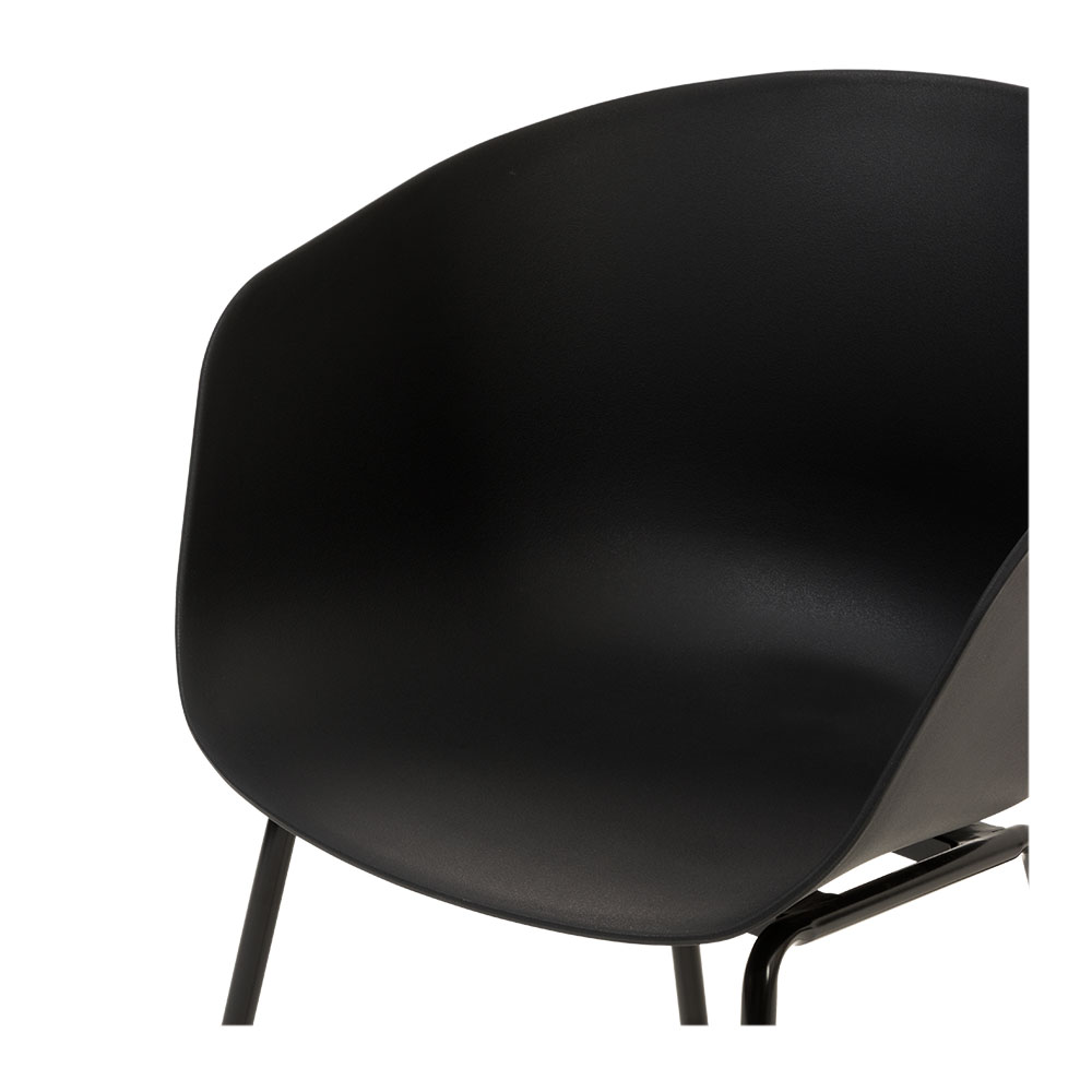 Zen Dining Chair, Black/Black